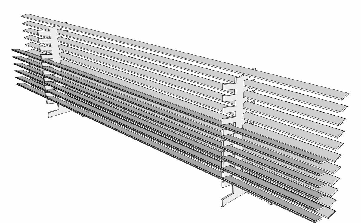 Trim Rack Drawing Paulk Smart McGee Trim Rack Plans (PSMTR) – The Smart Woodshop Shopify ...