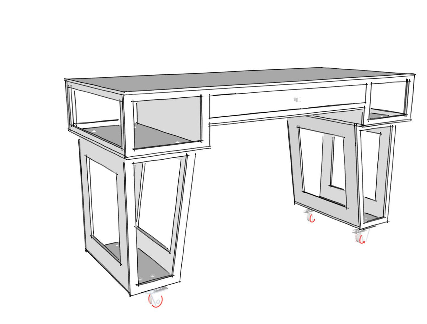 Paulk Stand Up Desk Plans (PSUD)