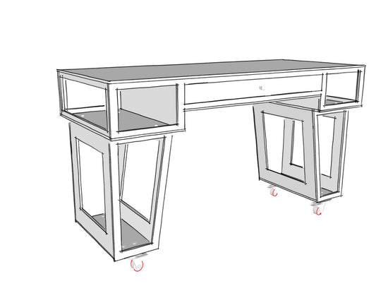 Paulk Stand Up Desk Plans (PSUD)