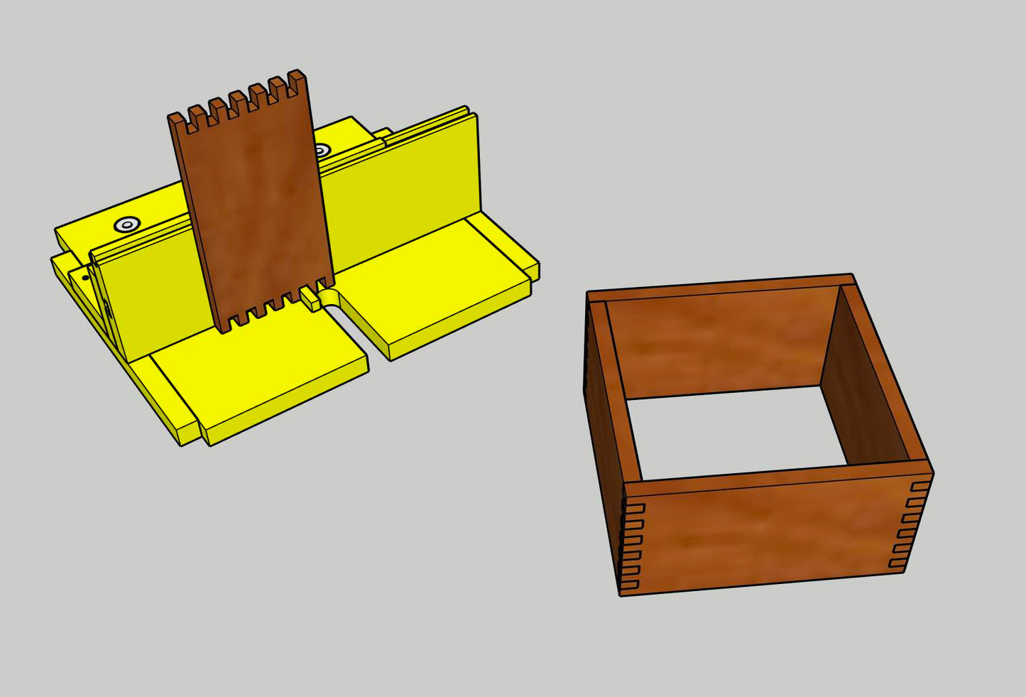 Paulk Smart Box Joint Jig Plans (PSBJJ)